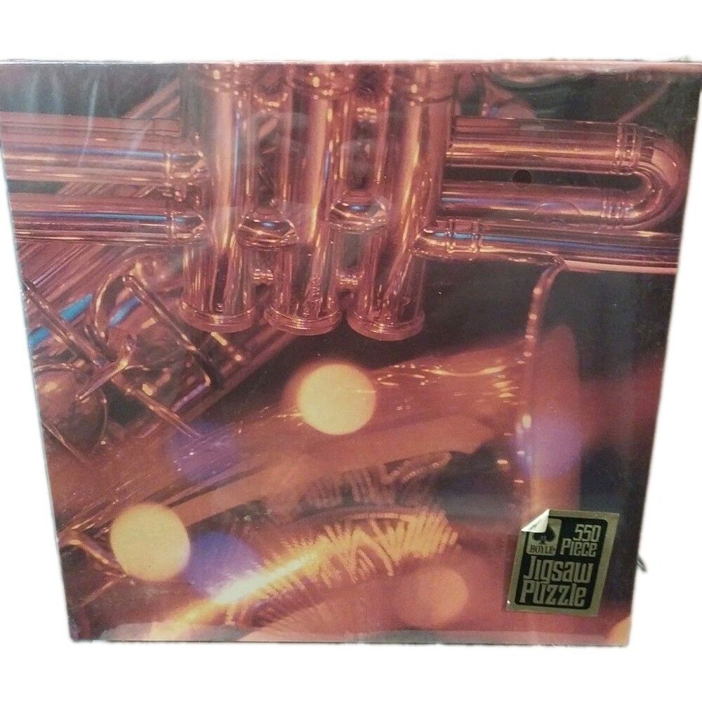 VTG 1984 Hoyle ALL THAT JAZZ! Musical Instrument 550 Piece Jigsaw Puzzle SEALED!